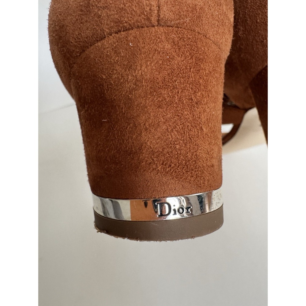 Christian Dior- Brown Suede Gladiator‎ Sandal Size 41 - Picture 4 of 13